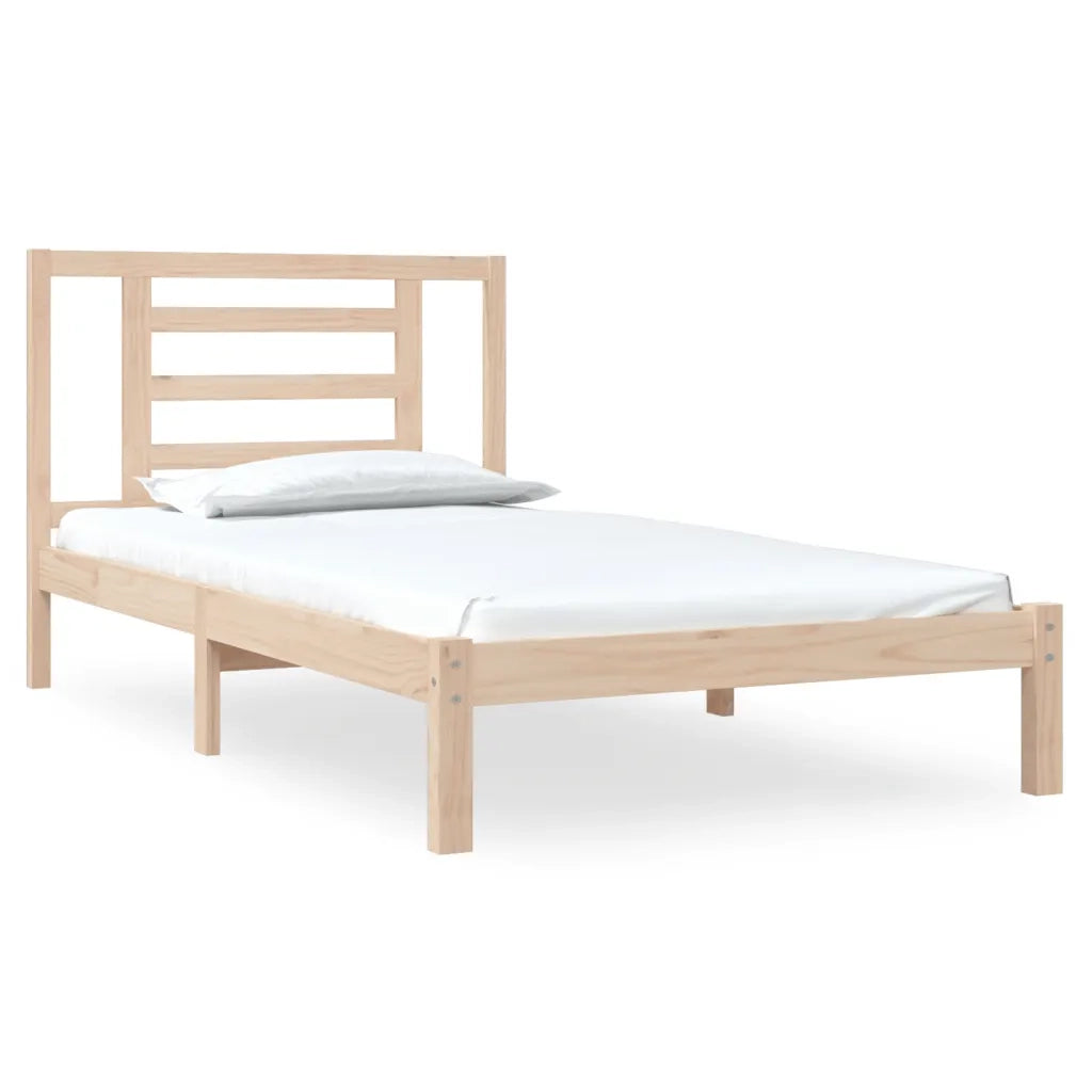 Giroletto senza Materasso 90x200 cm in Legno Massello di Pino 3104333