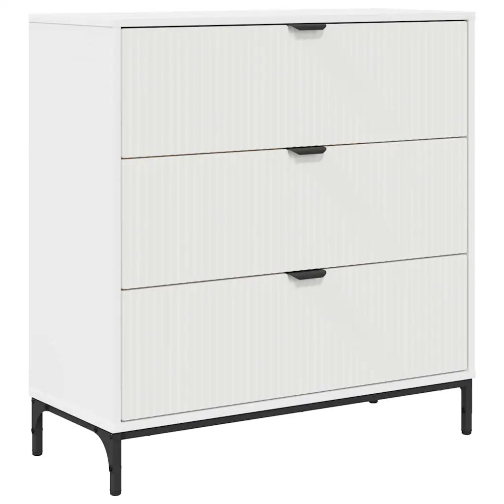 Credenza Bianco 79,5 x 33 x 82 cm Legno multistrato 883434
