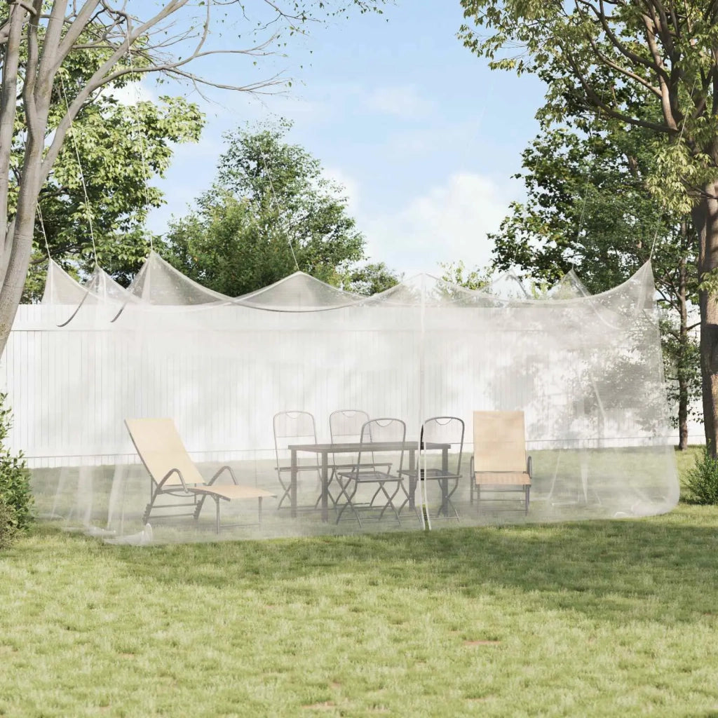 Zanzariera da giardino 156 Mesh Bianco 3 x 6 x 2,5 m Poliestere 42033540