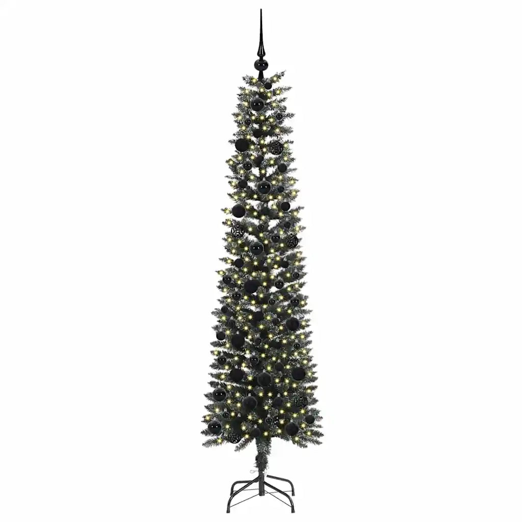 Albero di Natale artificiale con 300 LED Verde 180 cm 3395941