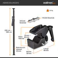 Autopole 220-380 cm incl. supermorsetto