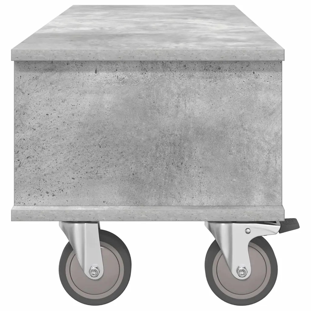 Supporto TV 100 x 35 x 35 cm Grigio cemento 891035