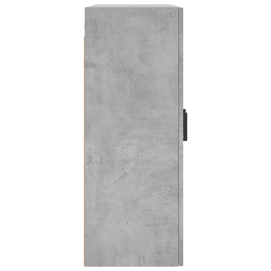 Mobile a Parete Grigio Cemento 69,5x34x90 cm 828480