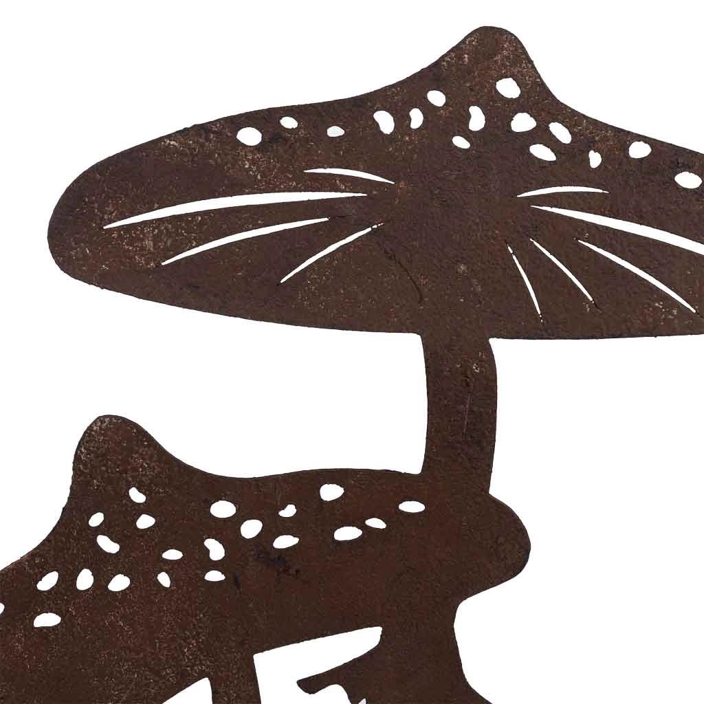 decorazione in metallo marrone 34x1x55h cm