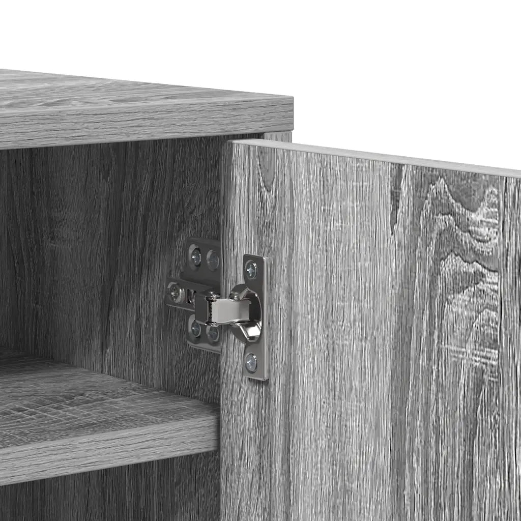 Scarpiera Grigio Sonoma 60x35x70 cm in Legno Multistrato 816009