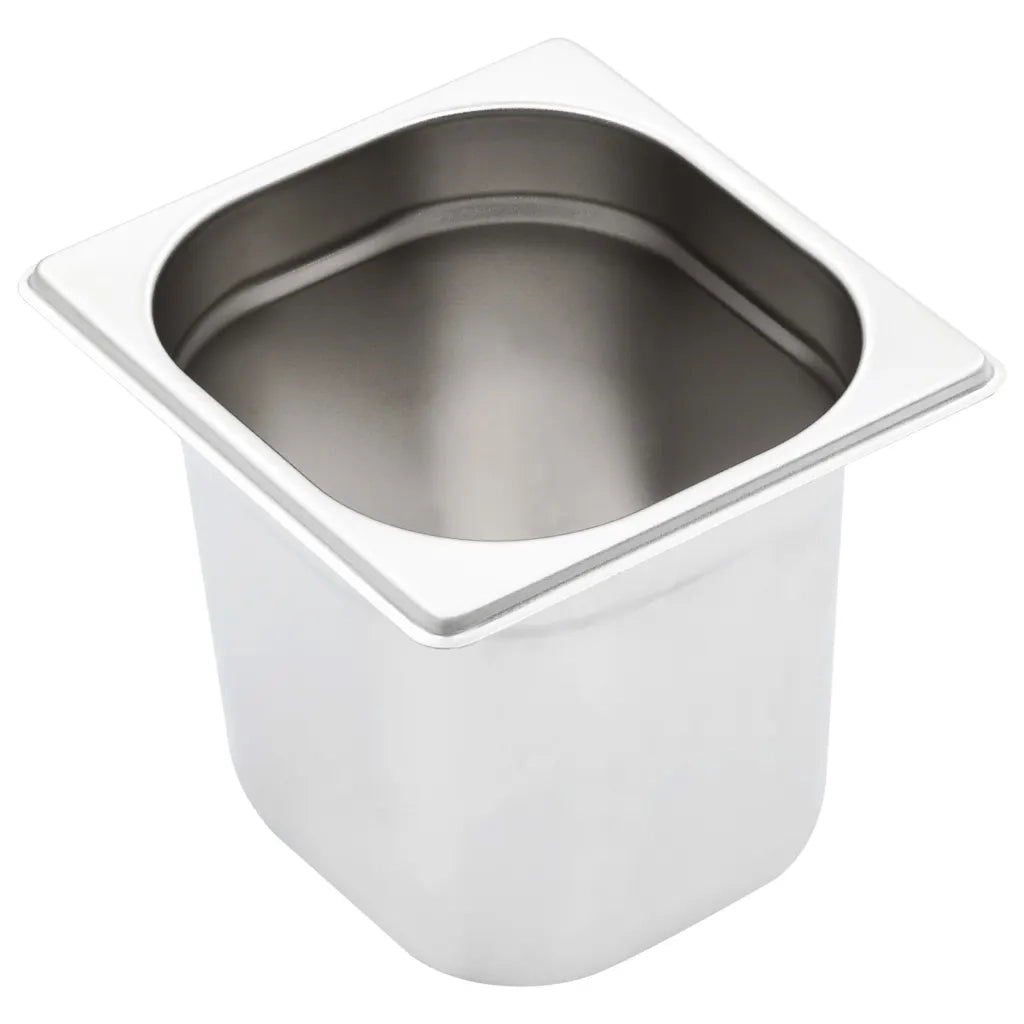Contenitori Gastronorm 8 pz GN 1/6 150 mm in Acciaio Inox 50908