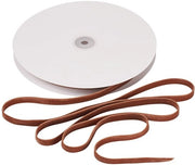 Fili di velluto 10 mm spessore fili di velluto morbidi a doppia faccia tessuti di velluto marrone per confezioni di regalo decorazioni per strisce di cucito per matrimonio fiori di carta per decorazioni di Natale
