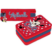 Trade Shop - Minnie Mouse Is A Life Style Astuccio 3 Zip Cerniere Portapastelli Matite Scuola -