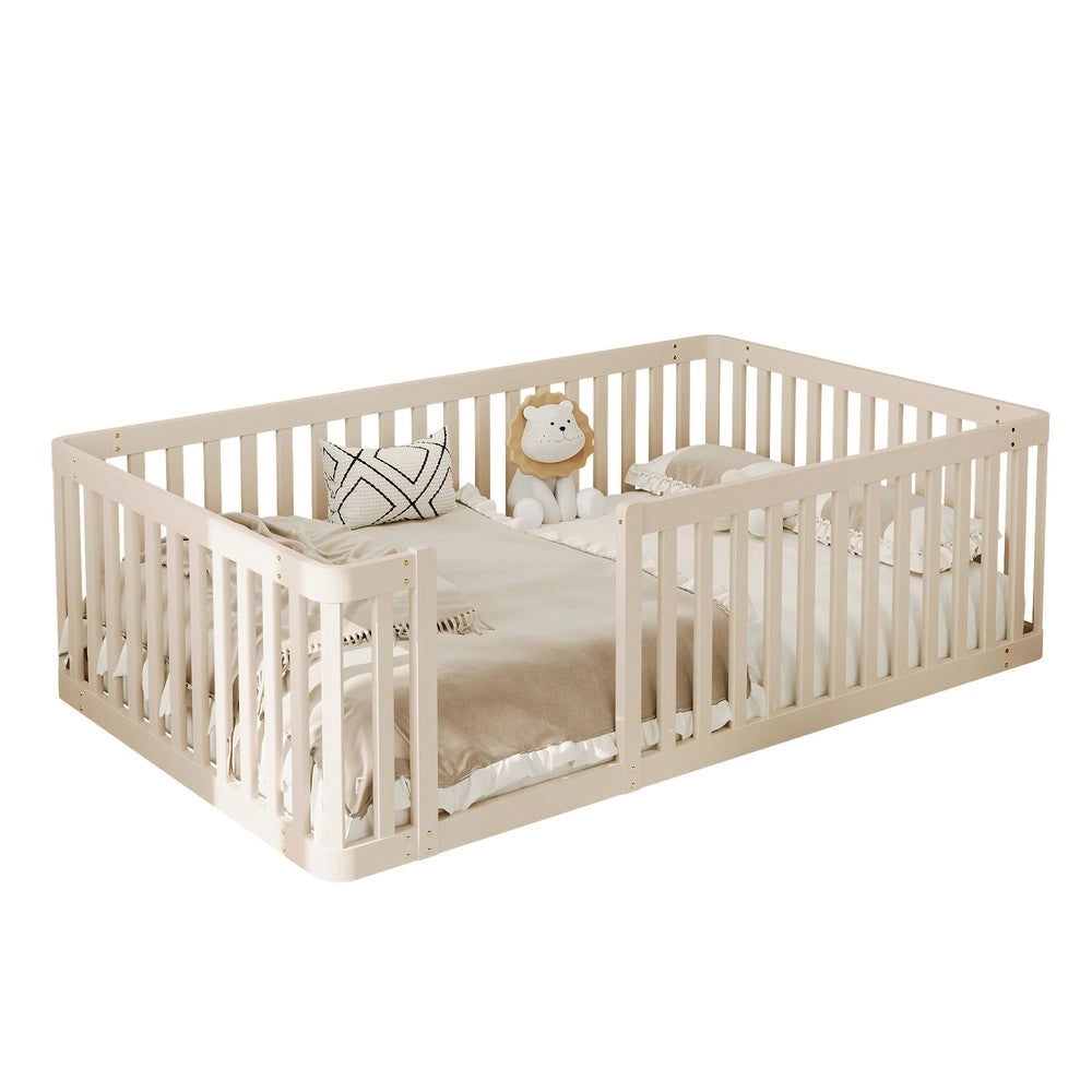 Giroletto in Legno 90x200 con Sponde ¨C Xylo ¨C Crema