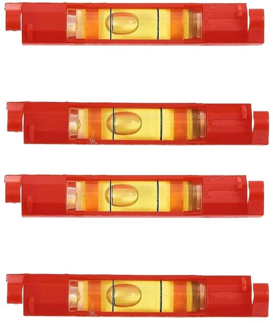 Livello di Cavo Professionale - 4 Livelli di Guida - Materiali Acrilico/ABS - Valori di Misura Precisi - Incavo a V - Gancio per Deposizione - Livello di Cavo