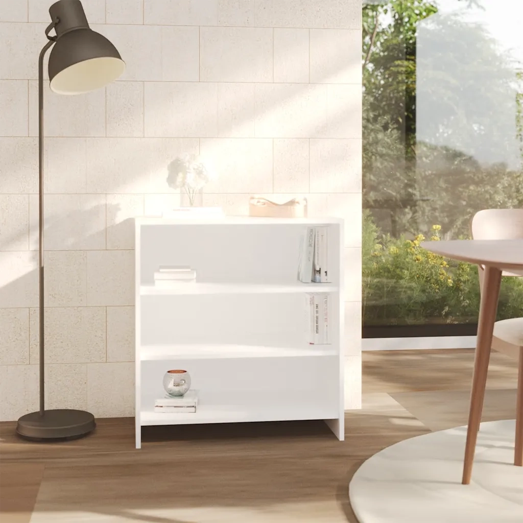 Credenza | Madia | Buffet da pranzo | Armadio da pranzo Bianca 70x40,5x75 cm in Truciolato