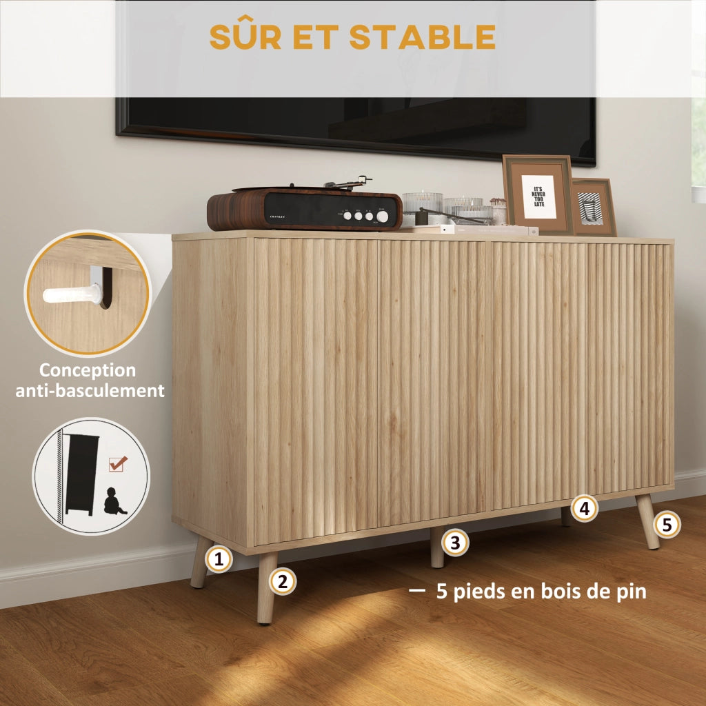 Credenza ¨C Minimal ¨C Quercia 120x35x77,5 cm