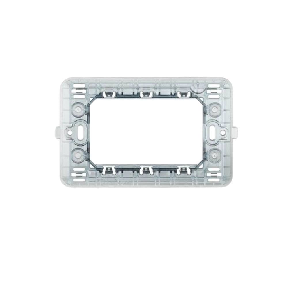 Supporto per placche compatibili con bticino matix vari formati modulo *** numero posti 3 posti, confezione 1