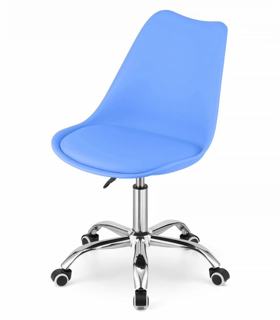 Valora VIRO SEDIA GIREVOLE Ergonomica Blu per Ufficio Domestico