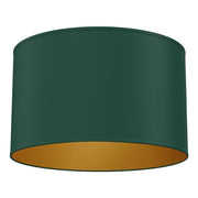 Lampada da soffitto Arden 3xE27 verde oro tessuto