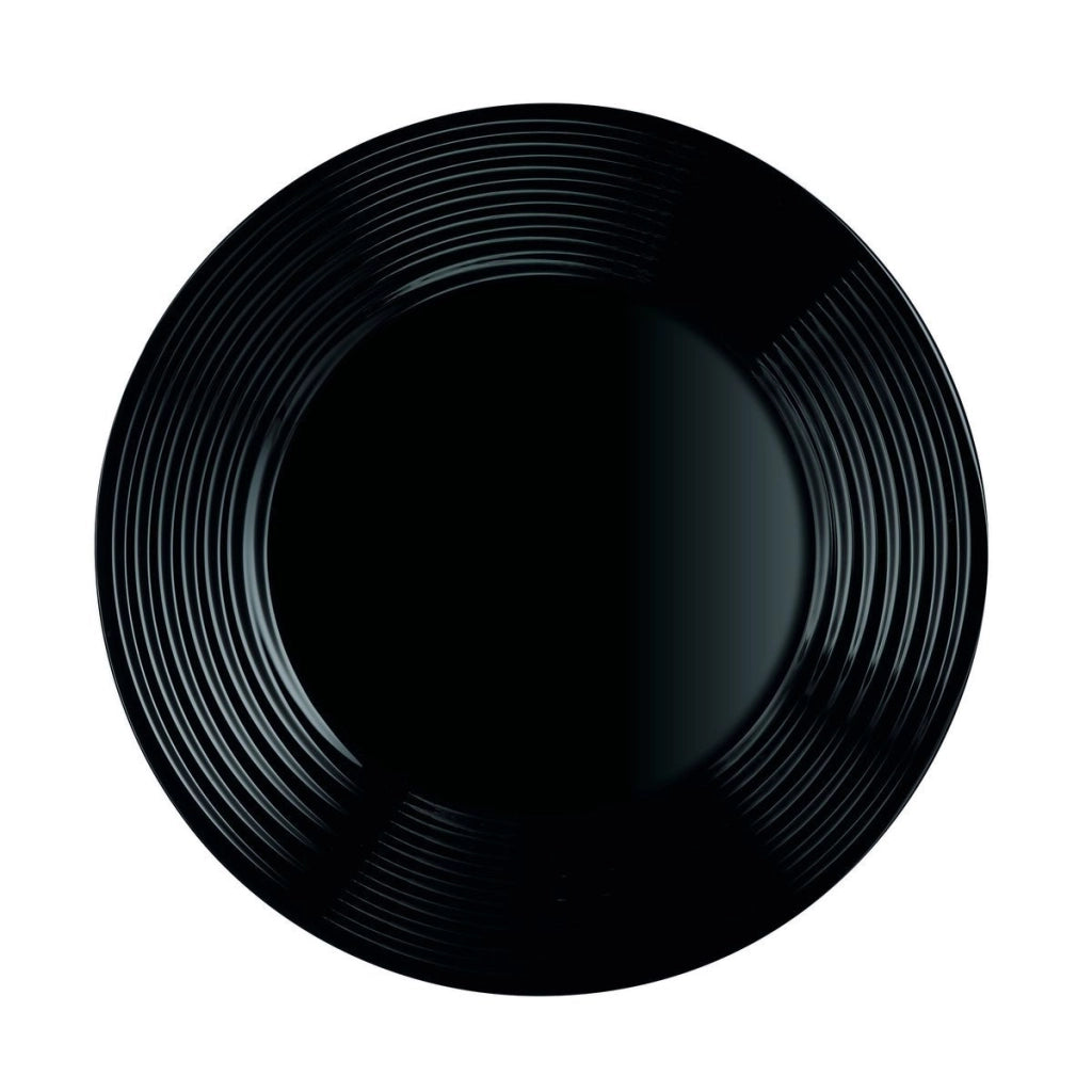 HARENA PIATTO PIANO DA PORTATA DIAMETRO DA 19 CM IN COLORE NERO
