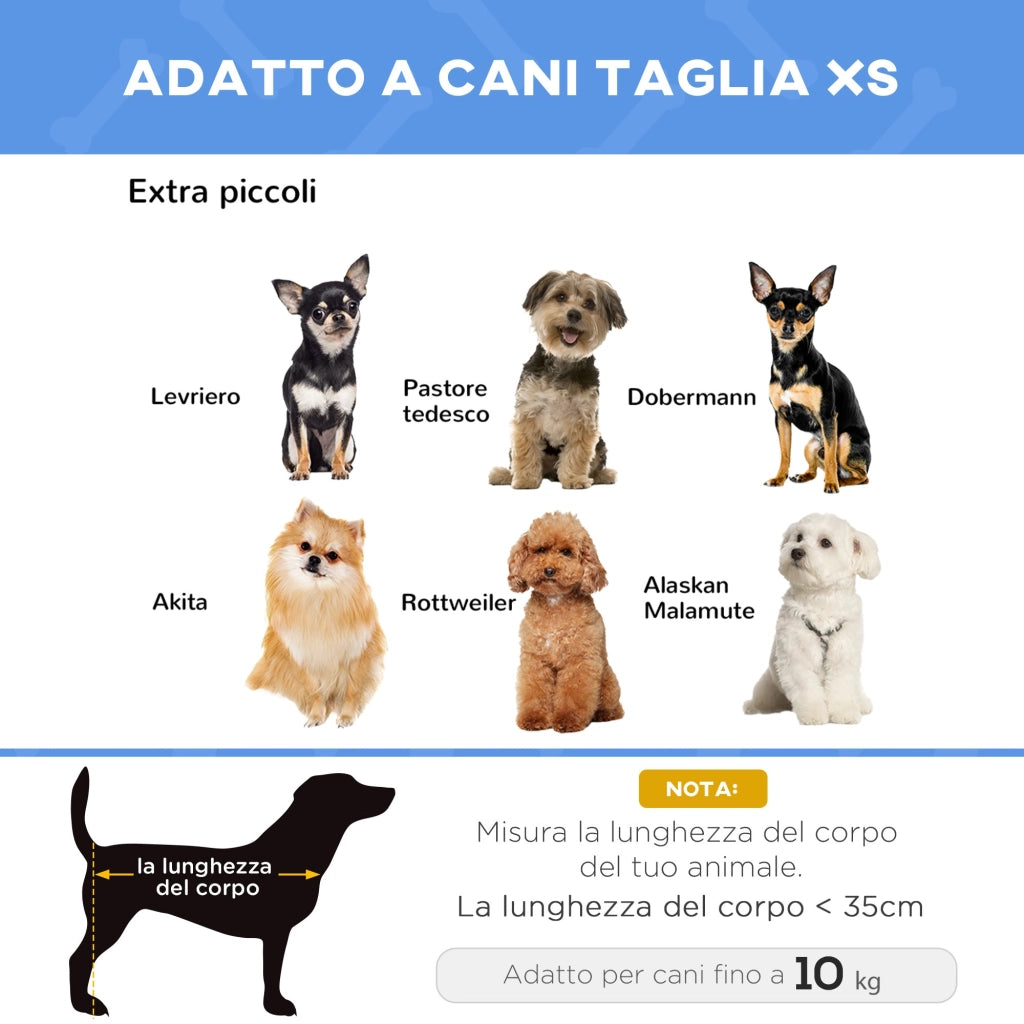 Brandina Cuccia Pieghevole in Tessuto Oxford per Cani Blu 59x46x15 cm