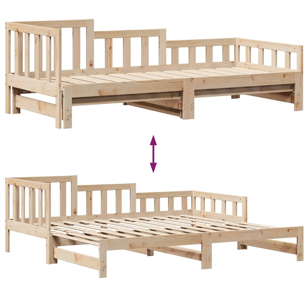 Divano Letto Estraibile con Cassetti senza Materasso-Sofa Letto-Daybed 90x190 cm 364727