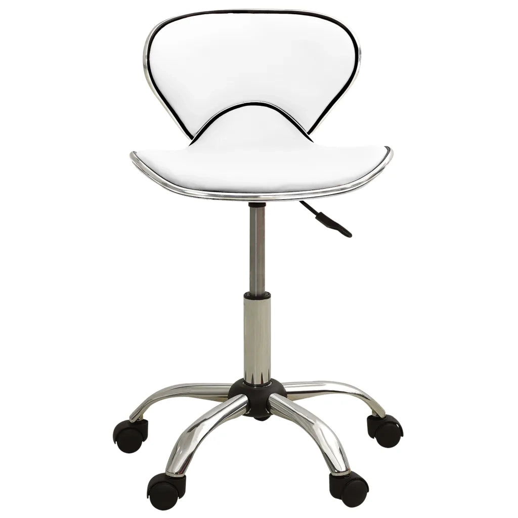 Sgabello da Salone Spa Bianco in Similpelle 323673