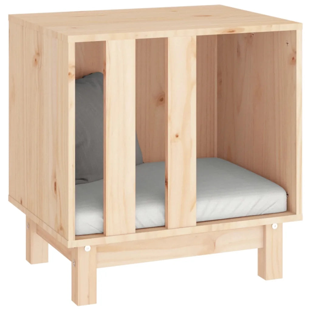 Casetta per Cani 50x40x52 cm in Legno Massello di Pino cod mxl 65960