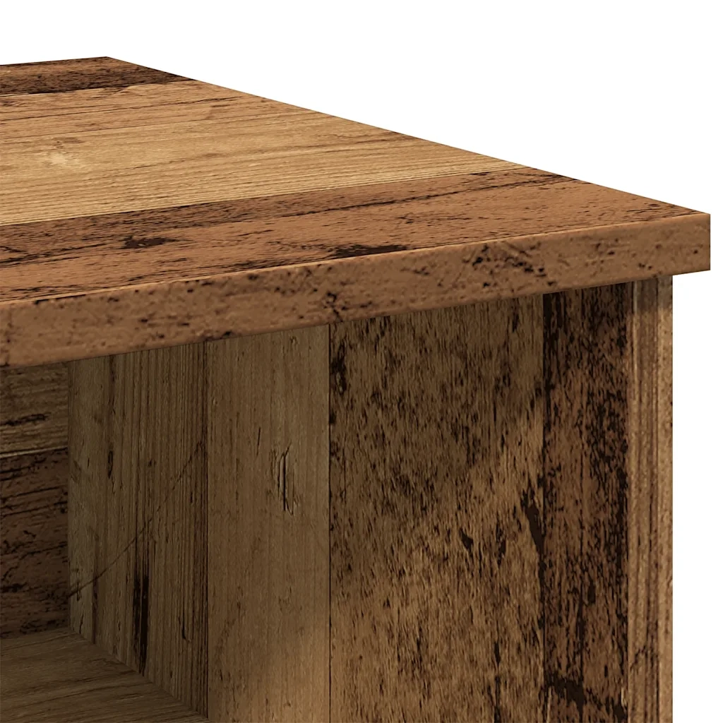 Comodino Legno Vecchio 40x36x65 cm in Legno Multistrato