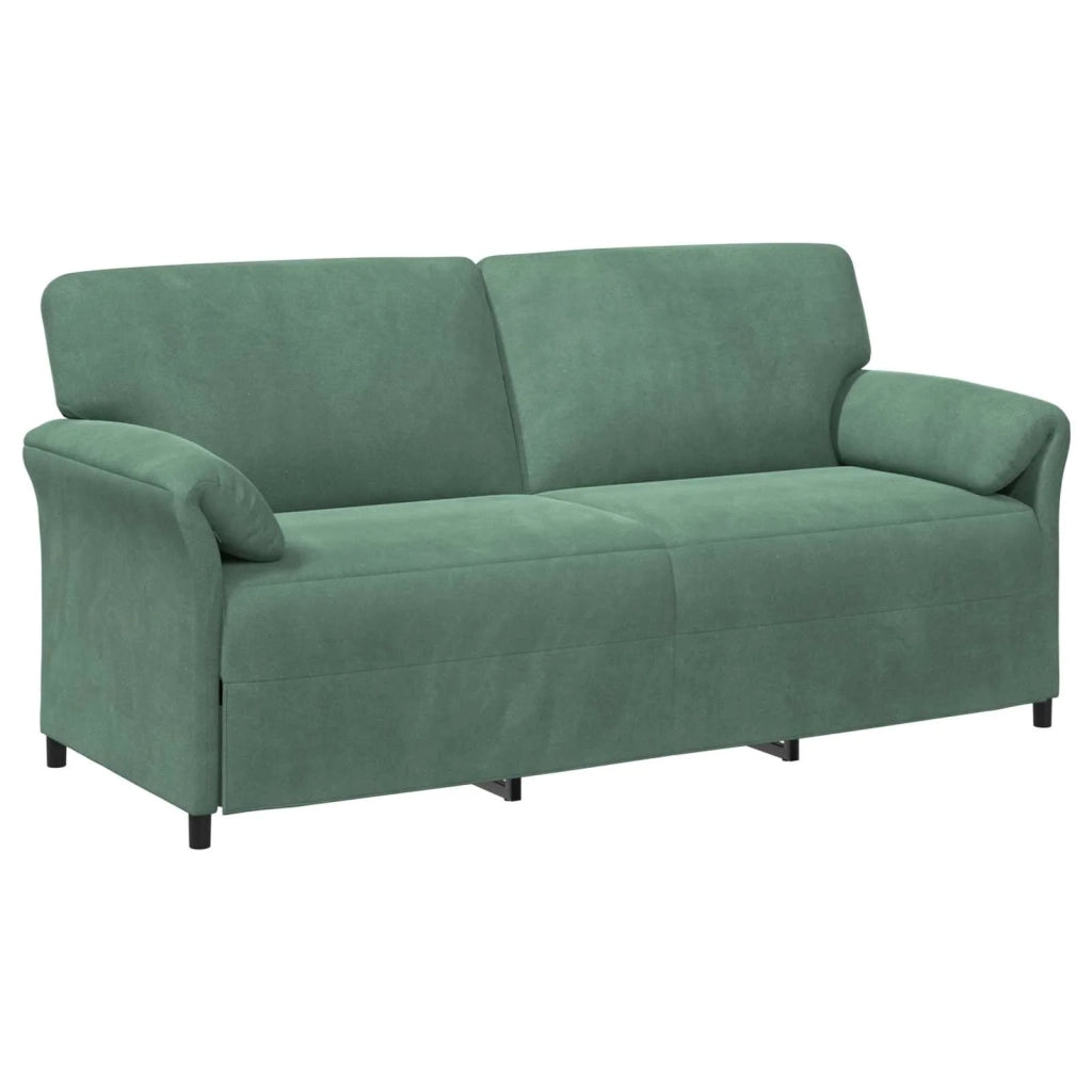 Set di divani 2 pz Verde Mare Velluto 3424924