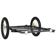 Carrello rimorchio trasporto biciclette 135 x 68 x 37 cm ferro nero 02_0044063