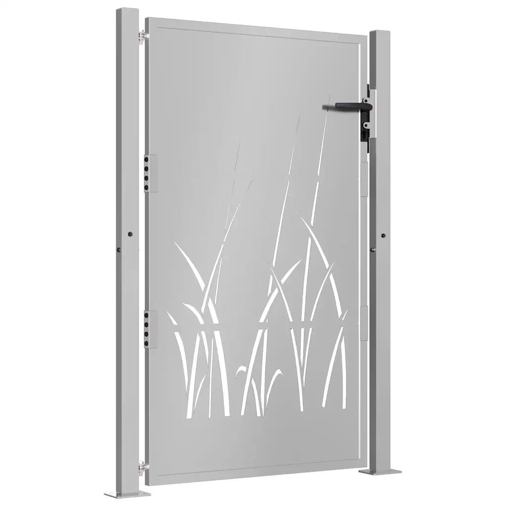 Cancello da Giardino 105x155 cm in Acciaio Corten Design Erbacod mxl 104006