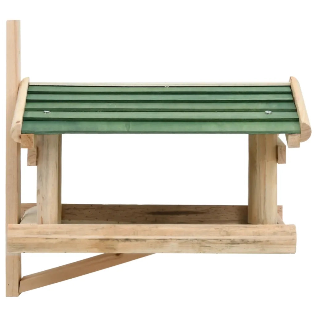 Mangiatoia per Uccelli in Legno Massello 35x29,5x21cm CFW2930673