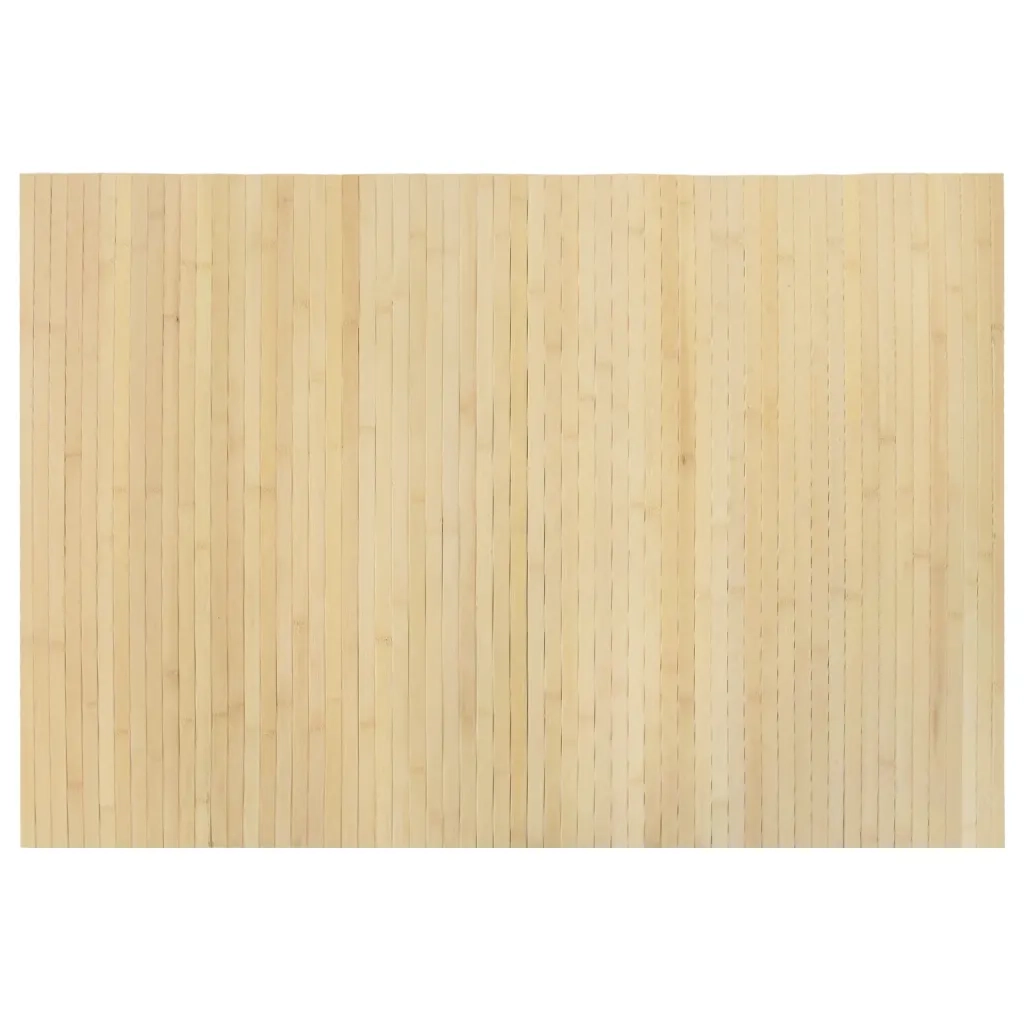 Tappeto Rettangolare Natura Chiaro 70x100 cm in BambÃ¹
