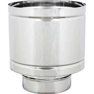 TERMINALE SCARICO A BOTTE MASCHIO ACCIAIO INOX 304  CM 15 H.CM 25