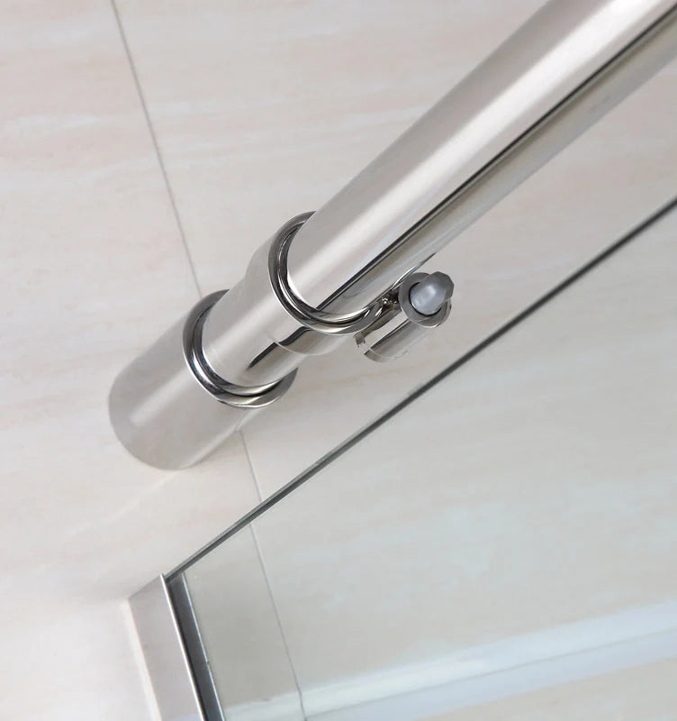 Box doccia angolare MOVING apertura al vertice 120x90 cm cromo trasparente