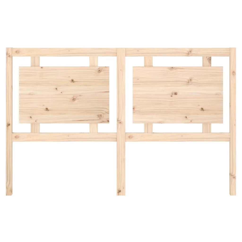 Testiera per Letto 155,5x4x100 cm in Legno Massello di Pino