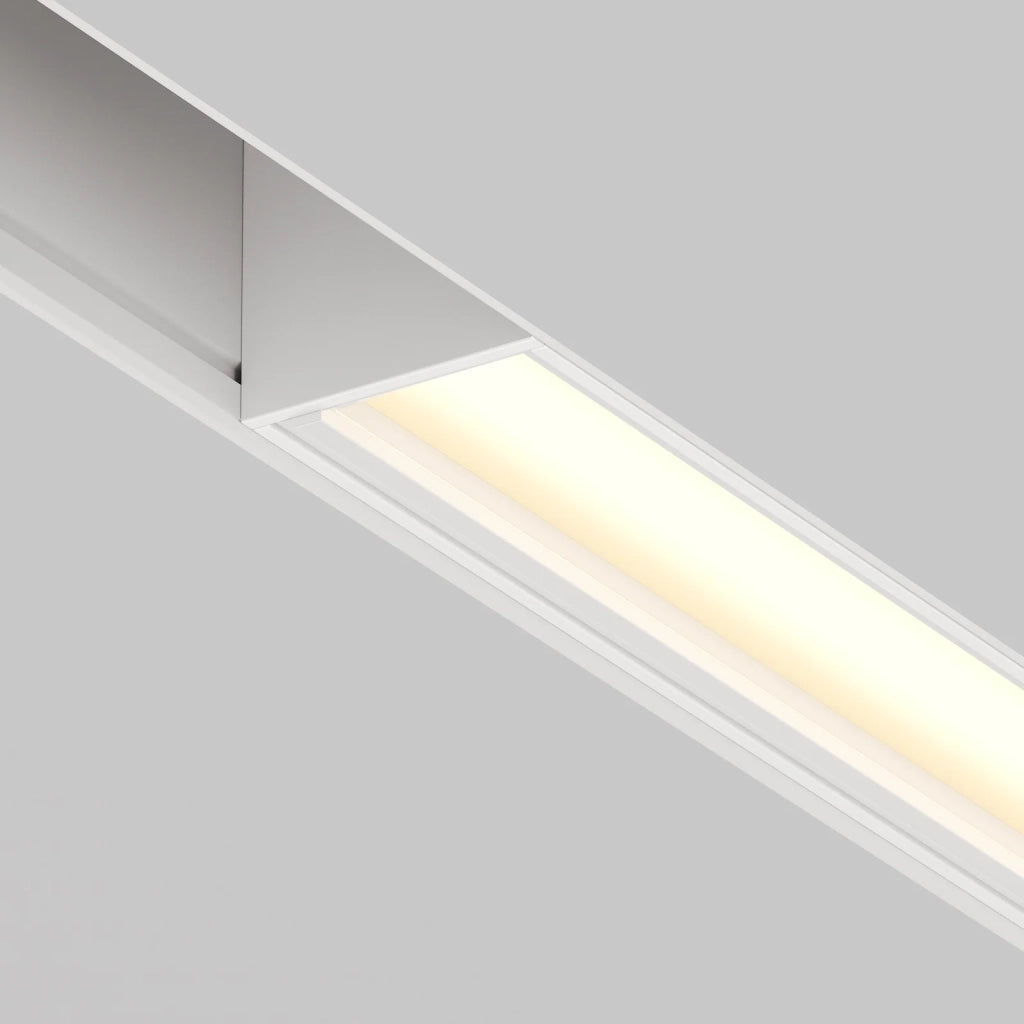 Maytoni Lampada da binario moderna Exility 1 luce LED integrato bianco alluminio