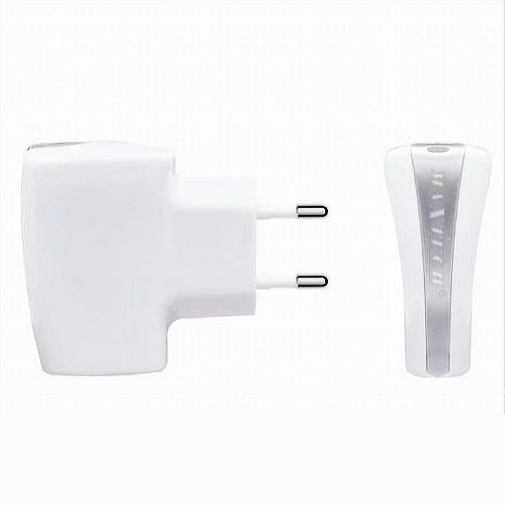 Trade Shop - Caricatore Usb A Presa Spina Ricarica Smartphone Dispositivi 5v-2000ma Maxtech Ca-s022 -