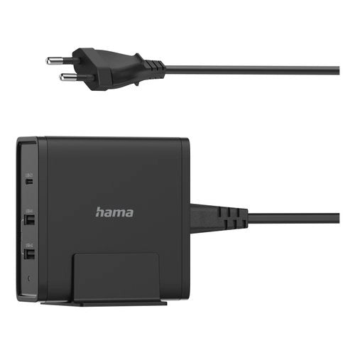 Hama 00200017 caricabatterie per dispositivi mobili smartphone, tablet, universale nero ac ricarica rapida interno