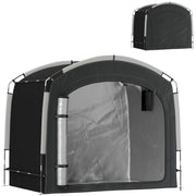 Copertura per Biciclette Portatile ¨C zephmum ¨C Nero 220x150x195 cm