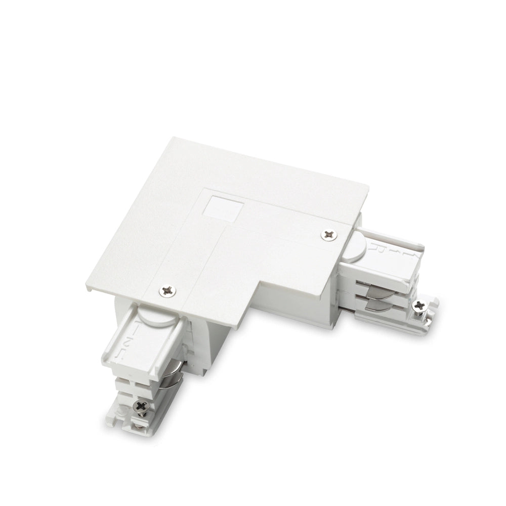 Kit Connettore Da Incasso Destro On-Off Link Alluminio Bianco