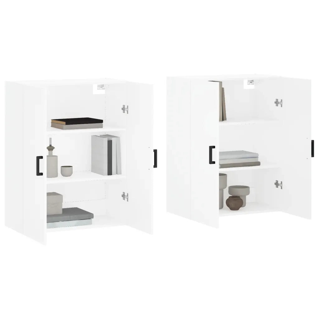 Mobili a Parete 2 pz Bianchi 69,5x34x90 cmcod mxl 119382