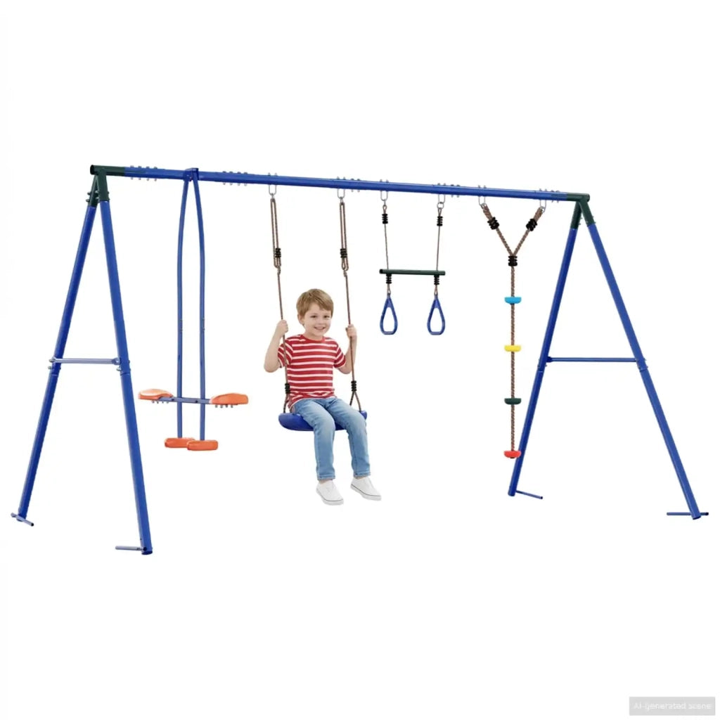 Set di Altalene per Esterni Multicolore Acciaio e PE 3429833