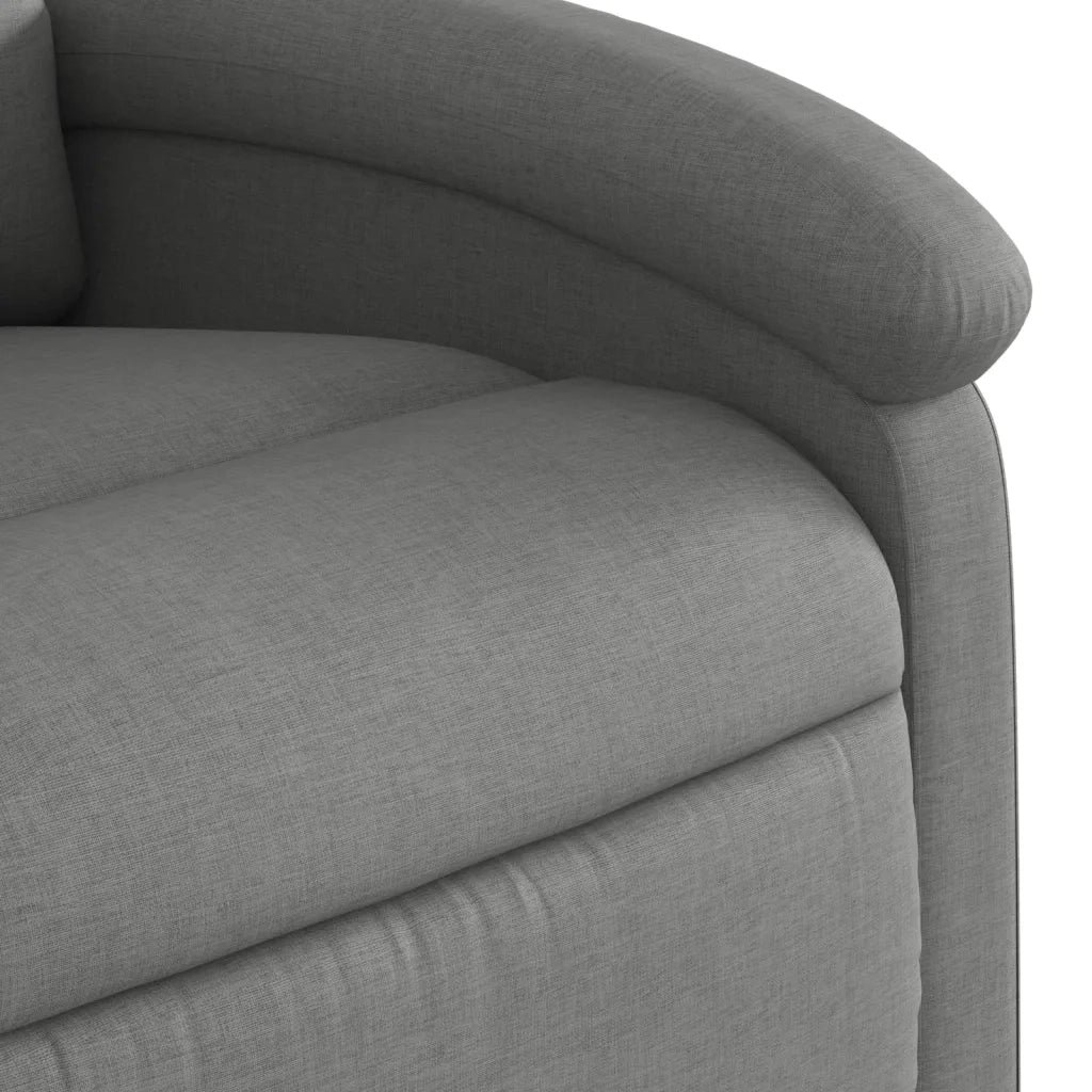 Divano Sedia-Poltrona reclinabile massaggiante in tessuto grigio scuro 745030