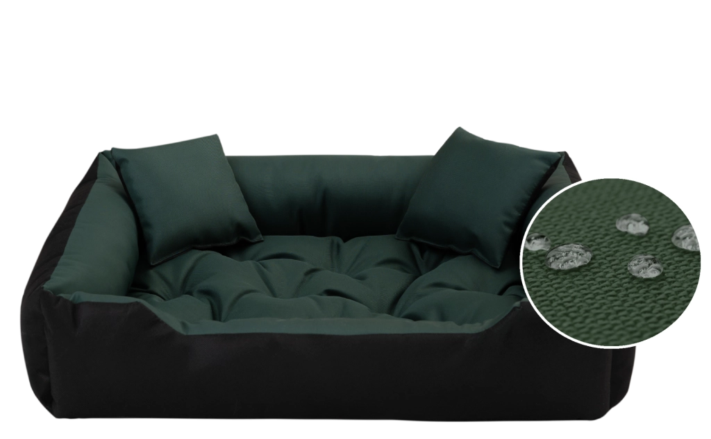 AIO FACTORY 55x45 cm ECCO Letto per cani impermeabile verde
