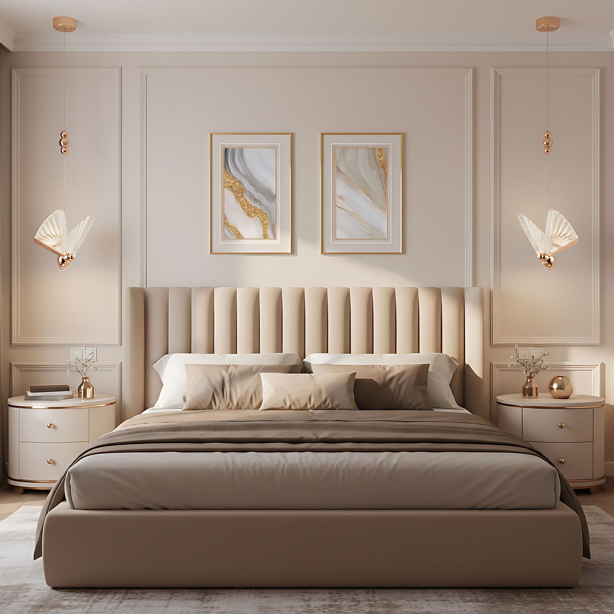 Lampada A Sospensione Led Lhj105-1cp Gold