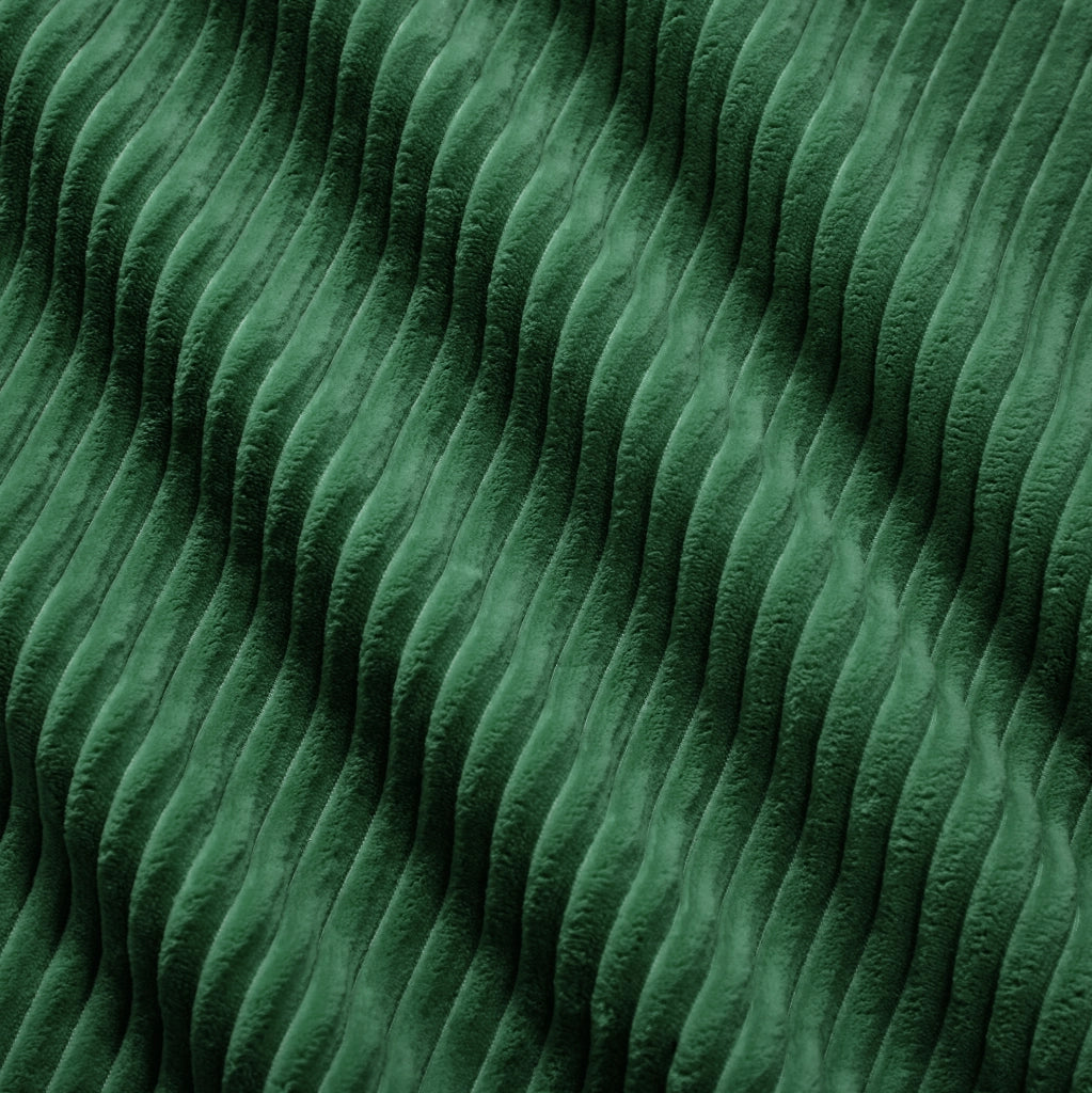 Divano modulare in velluto a coste; seduta profonda 74 cm; verde