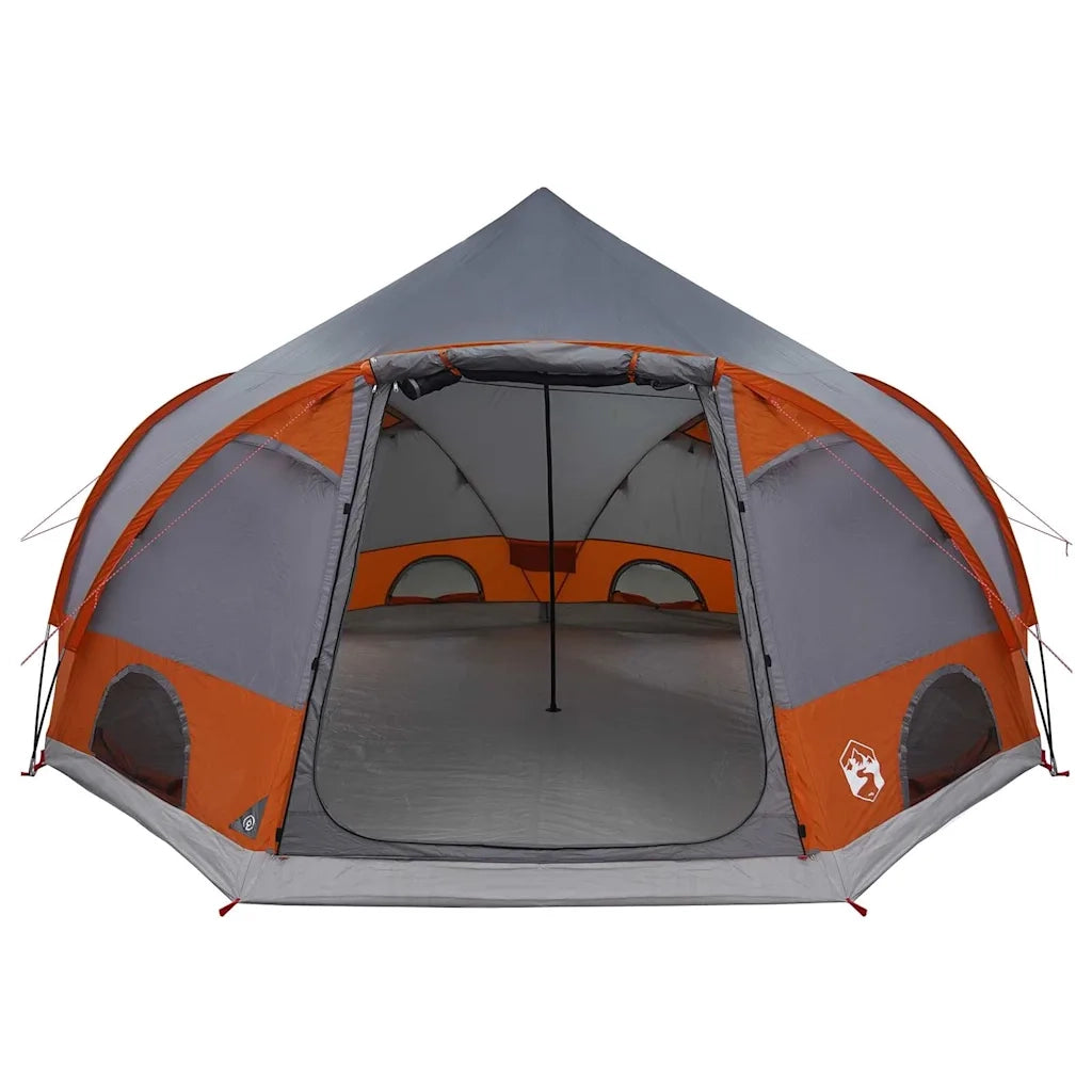 Tenda a cupola per 4 persone con tetto Grigio e arancione 42004022