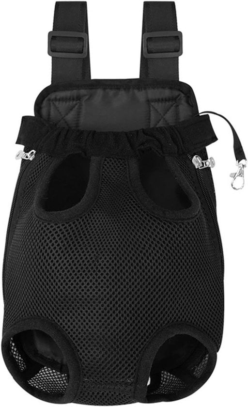 Borsa per animali - Borse per animali - Borsa per cani - 25cm lunghezza - Borsa da cane - Tas da cane - Borsa per cani - Cintura regolabile - Borsa per cane e gatto - Visibili le zampe - Nero - Misura S