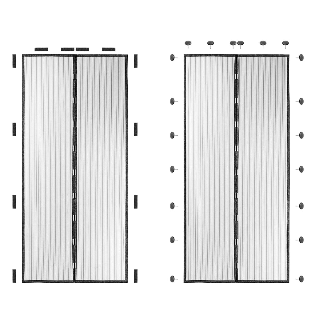 Zanzariera magnetica KADAX per porte del balcone, 210x100 cm