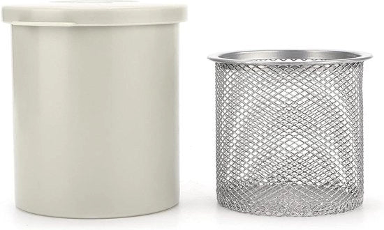 Cavallettino per pennelli - Pulitore per pennelli - Pennello asciugacapelli - Bacinella impermeabile - Materiale plastico - Acquerello - Acrilico.