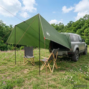 Tenda da veicolo Verde 518 x 580 x 215 cm Poliestere e Acciaio 42028555