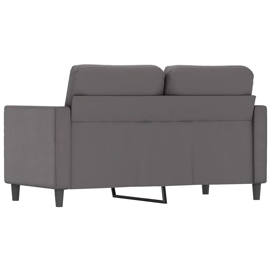 Divano | Divano da soggiorno | Sofa a 2 Posti Grigio 120 cm in Similpelle
